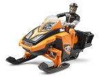 Bruder Snow mobile with driver and accessories (63101)