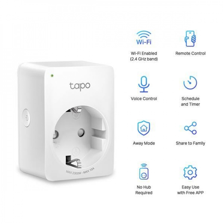 TP-Link Tapo Mini Smart Wi-Fi Socket (4-pack) /Tapo P100