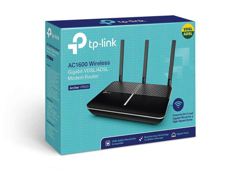 TP-Link AC1600 Wi-Fi VDSL/ADSL Modem Router /Archer VR600 TP-Link AC1600 Wi-Fi VDSL/ADSL Modem Router /Archer VR600