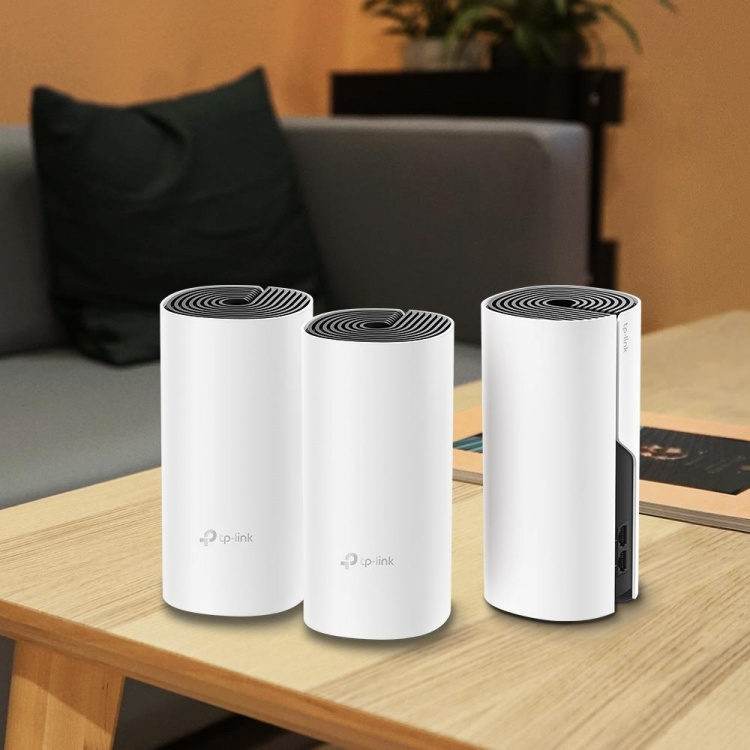 TP-Link Deco M4 (3-pack) AC1200 Whole-Home Mesh Wi-Fi System v2 TP-Link Deco M4 (3-pack) AC1200 Whole-Home Mesh Wi-Fi System v2