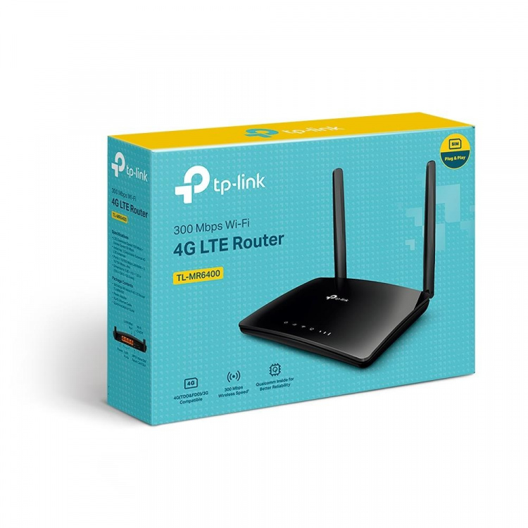 TP-Link 300Mbps Wireless N 4G LTE Router /TL-MR6400 TP-Link 300Mbps Wireless N 4G LTE Router /TL-MR6400