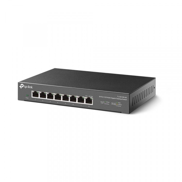 TP-Link 8-Port 2.5G Multi-Gigabit Desktop Switch TP-Link 8-Port 2.5G Multi-Gigabit Desktop Switch