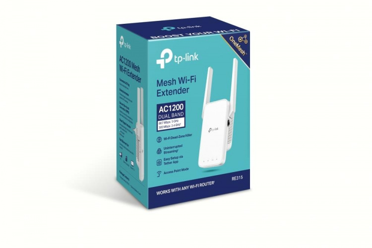 TP-Link AC1200 Mesh Wi-Fi Range Extender /RE315 TP-Link AC1200 Mesh Wi-Fi Range Extender /RE315