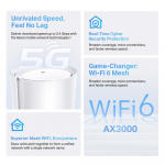 TP-Link Deco X50 AX3000 5G Whole-Home Mesh Wi-Fi 6 Gateway