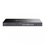 TP-Link JetStream 18-Port Gigabit Smart Switch with 16-Port PoE+ TP-Link JetStream 18-Port Gigabit Smart Switch with 16-Port PoE+