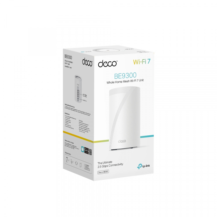 TP-Link Deco BE65 Wi-Fi 7 BE9300 Whole-Home Mesh Wi-Fi System (1-pack)