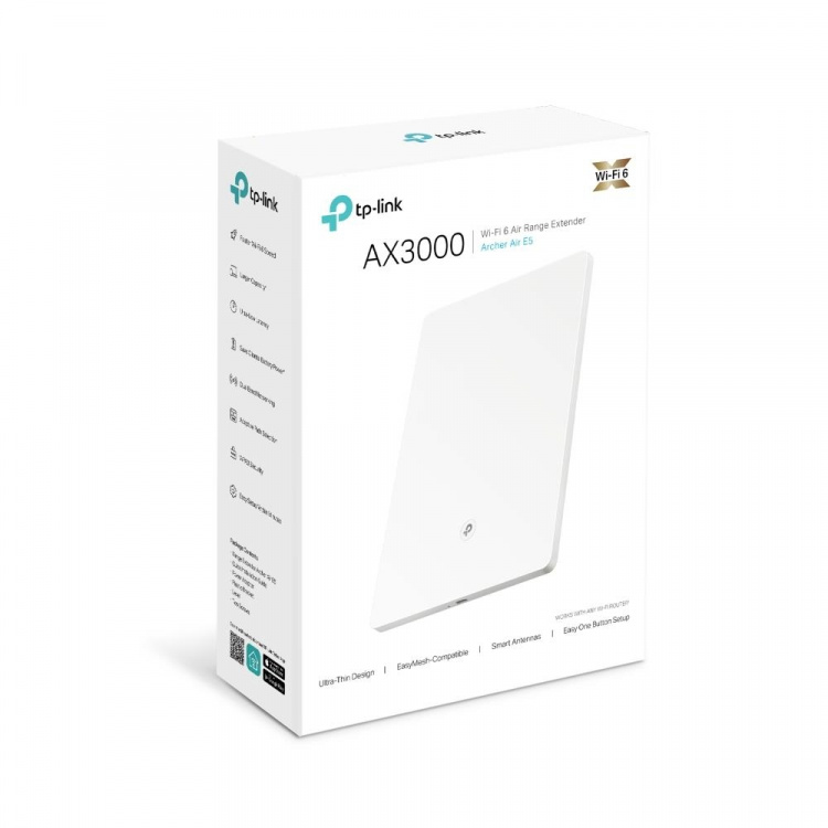 TP-Link AX3000 Dual-Band Wi-Fi 6 Air Range Extender /Archer Air E5