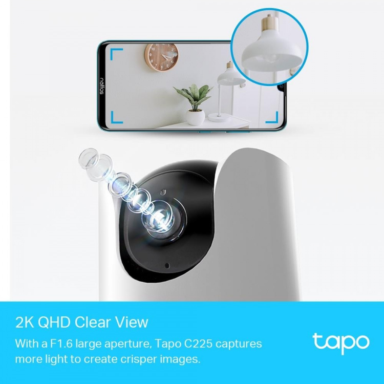 TP-Link Tapo Pan/Tilt AI Home Security Wi-Fi Camera /Tapo C225