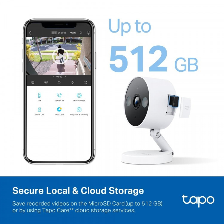 TP-Link Tapo Indoor/Outdoor Wi-Fi Home Security Camera /Tapo C120