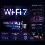 TP-Link BE9300 Tri-Band Wi-Fi 7 Bluetooth PCIe Adapter /Archer TBE550E
