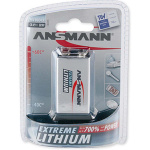 Ansmann 9V battery, 1.5V, 1 piece