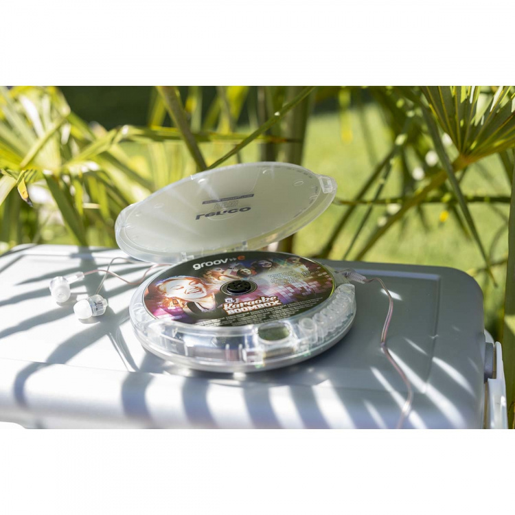 Lenco Portable CD-player with anti-shock Transparent