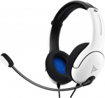 PDP Gaming LVL40 Wired Stereo Headset for PS4 and Playstation 5 White