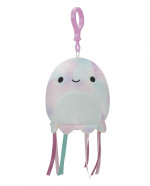 Squishmallows 9 cm Plush P14 Clip On - Tie Dye Jellyfish