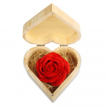 MikaMax Red Soap Rose Heart Box (04469)