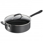 Tefal Hard titanium pro Sautepan 28 cm w.lid Black (G2893753)