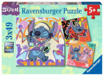 Ravensburger Puzzle Disney Stitch 3x49p