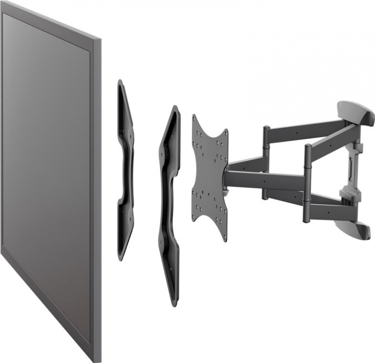 Goobay Adapter för TV-väggfäste med VESA-dimension ökar avståndet mellan monteringshålen på en TV-apparat till maximalt 400x400 mm Goobay Adapter för TV-väggfäste med VESA-dimension ökar avståndet mellan monteringshålen på en TV-apparat till maximalt 400x400 mm