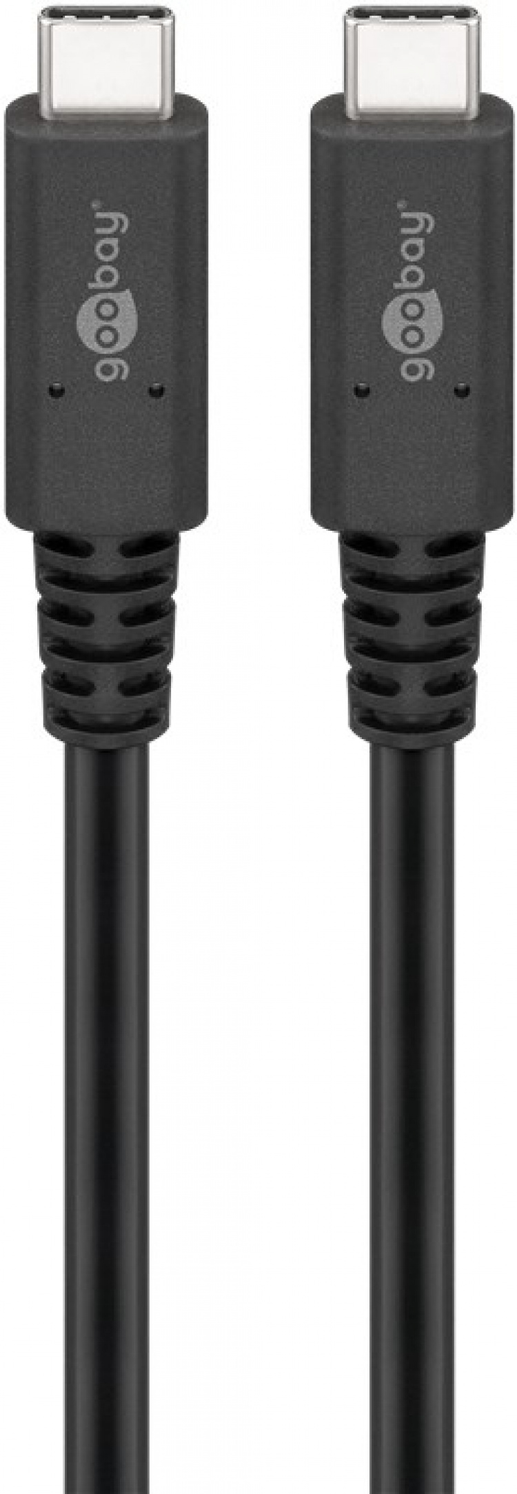 Goobay Sync & Charge USB-C™-kabel, USB4™ Gen 2x2, 240 W, 2 m USB-C™-kontakt > USB-C™-kontakt Goobay Sync & Charge USB-C™-kabel, USB4™ Gen 2x2, 240 W, 2 m USB-C™-kontakt > USB-C™-kontakt