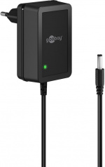 Goobay 12 V nätdel (18 W / 1,5 A) med centrumstift (han) 5,5 mm x 2,1 mm Goobay 12 V nätdel (18 W / 1,5 A) med centrumstift (han) 5,5 mm x 2,1 mm