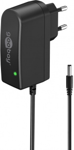 Goobay 12 V nätdel (12 W / 1,0 A) med centrumstift (han) 5,5 mm x 2,5 mm Goobay 12 V nätdel (12 W / 1,0 A) med centrumstift (han) 5,5 mm x 2,5 mm