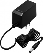 Goobay 12 V nätdel (27 W / 2,25 A) med centrumstift (han) 5,5 mm x 2,1 mm Goobay 12 V nätdel (27 W / 2,25 A) med centrumstift (han) 5,5 mm x 2,1 mm