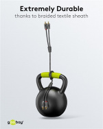 Goobay Stereo RCA-kabel, 0,5 m 2x RCA-kontakt (ljud vänster / höger) > 2x RCA-kontakt (ljud vänster / höger) Goobay Stereo RCA-kabel, 0,5 m 2x RCA-kontakt (ljud vänster / höger) > 2x RCA-kontakt (ljud vänster / höger)