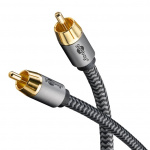 Goobay Mono RCA-kabel, 10 m Cinch kontakten (woofer, Center) > Cinch kontakten (woofer, Center)