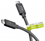 Goobay USB-C™-kabel, USB4™ version 2.0, 240 W, 80 Gbit/s, Power Delivery, 1,2 m USB-C™-kontakt > USB-C™-kontakt Goobay USB-C™-kabel, USB4™ version 2.0, 240 W, 80 Gbit/s, Power Delivery, 1,2 m USB-C™-kontakt > USB-C™-kontakt