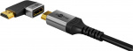 Goobay HDMI™ vinkeladapter 270° horisontal, 8K @ 60 Hz, guldpläterad HDMI™-uttag (typ A) > HDMI™ kontakt (typ A) 270 ° Goobay HDMI™ vinkeladapter 270° horisontal, 8K @ 60 Hz, guldpläterad HDMI™-uttag (typ A) > HDMI™ kontakt (typ A) 270 °