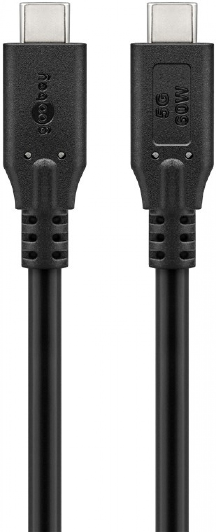 Goobay USB-C™-kabel, USB 3.2, 60 W, 5 Gbit/s, Power Delivery, 3 m USB-C™-kontakt > USB-C™-kontakt Goobay USB-C™-kabel, USB 3.2, 60 W, 5 Gbit/s, Power Delivery, 3 m USB-C™-kontakt > USB-C™-kontakt