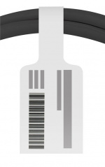 Goobay Lightning-USB-C™ supersoft textilkabel med metallkontakter, 2 m, svart MFi-certifierad, elegant och extra robust laddnings- och synkroniseringskabel för Apple iPhone/iPad (svart)