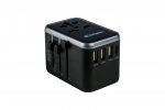 Verbatim Universal Travel Adapter UTA-04 PD61W/QC / 3xUSB / 2xType-C