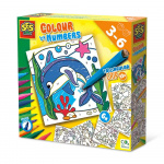 SES Creative Colour by Numbers - Triangular Pens - (S14690)