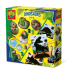 SES Creative Casting and Painting - Dinosaurs 2in1 with Scratch Cards - (S01408)