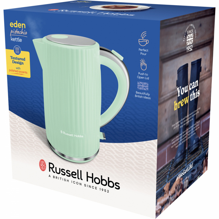 Russell Hobbs Vattenkokare 27364-70 Eden Kettle Pistachio Russell Hobbs Vattenkokare 27364-70 Eden Kettle Pistachio