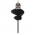 Det Gamle Apotek DGA - Skull w. red flash eyes on stick (7115034)