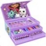 Coloring Case - GABBY DOLLHOUSE - set 52pcs in paper toolbox with handle