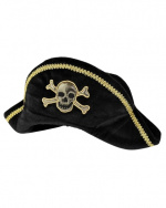 Den Goda Fen Velvet Pirate Hat Deluxe (F7580)