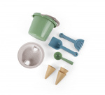 Dantoy Bucket set w. Ice cream cones - Green (4800) Dantoy Bucket set w. Ice cream cones - Green (4800)