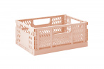 3 Sprouts Modern Folding Crate Medium Clay 3 Sprouts Modern Folding Crate Medium Clay
