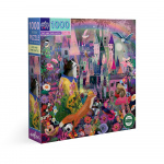 eeBoo Puzzle 1000 pcs - Cat and Castle - (EPZTCAC)