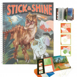 Dino World Colouring Book Stick & Shine ( 0412473 )