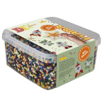 HAMA Beads Hama - BIO midi - 15,000 pcs + 1 star plate in bucket (371900)