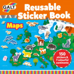 Galt Reusable Sticker Book - Maps (55-1005287)