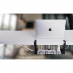 Desire2 Deskmate Cable Basket for Power Strip Black Desire2 Deskmate Cable Basket for Power Strip Black