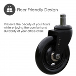 Desire2 Rubber Casters 20mm For IKEA Chairs 5-pk