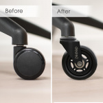 Desire2 Rubber Casters 22mm For Universal Chairs 5-pk Desire2 Rubber Casters 22mm For Universal Chairs 5-pk