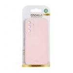 Onsala Phone Case with Silicone Feel Chalk Pink - Samsung A16 4G/A16 5G