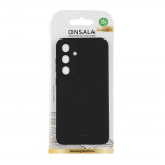 Onsala Phone Case with Silicone Feel Black - Samsung S24 FE 5G Onsala Phone Case with Silicone Feel Black - Samsung S24 FE 5G